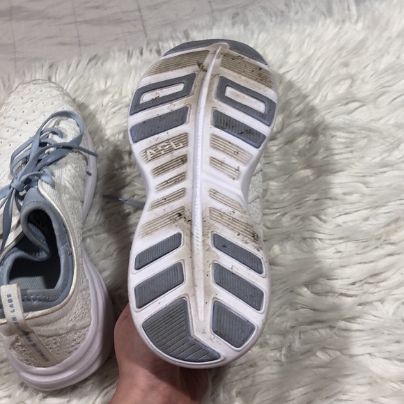 APL White Knit Techloom Phantom Lace Up Running Sneakers - Picture 13 of 16